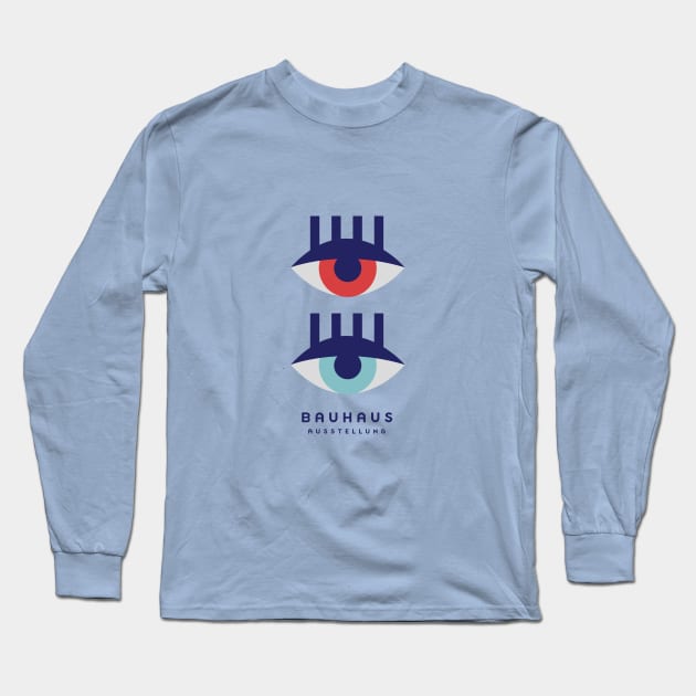 Bauhaus Eyes Long Sleeve T-Shirt by StarDash_World